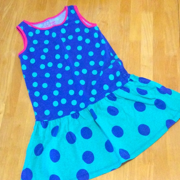 Mini Boden Other - Mini Boden polka dot tank dress